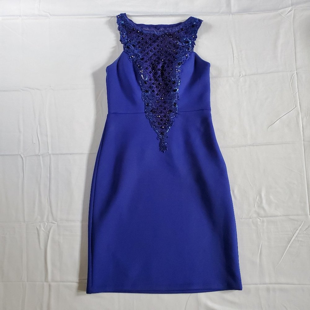 Royal blue dress